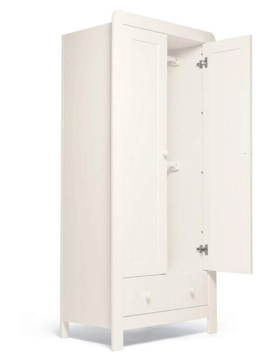 Dover White 3 Piece Cotbed Set with Dresser Changer & Wardrobe image number 10